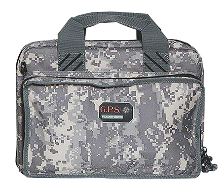 GPS Bags 1310PCDC Quad  Fall Digital Camo Nylon Holds 4 Handguns