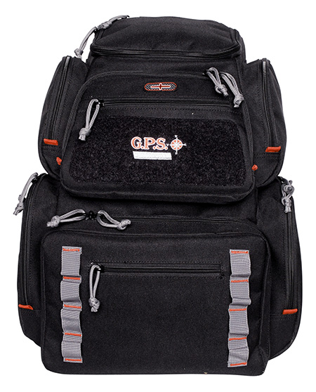 GPS Bags 1712BPB Pistolero Backpack Black/Gray Holds 5 Handguns