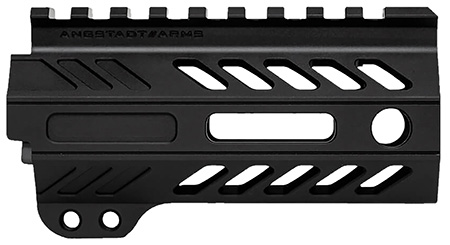 Angstadt Arms AA004HGMLT Ultra Light Handguard  made of Aluminum with Black Anodized Finish, M-LOK Style, Picatinny Rail  &  4" OAL for AR-15 Includes Hardware