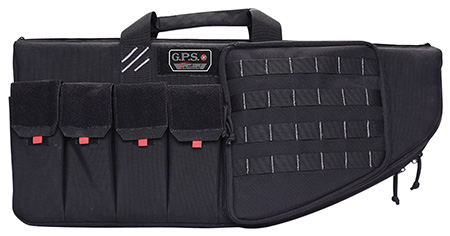 GPS Bags T30ARB Tactical AR Case 30" Black 1000D Nylon with Mag  &  Storage Pockets, Lockable Zippers, External Handgun Pocket  &  DuPont Teflon Coating