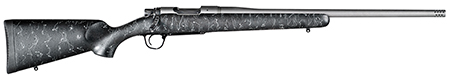 Christensen Arms 8010200200 Mesa Long Range 308 Win 4+1 24" Threaded Barrel, Tungsten Gray Cerakote, Black with Gray Webbing Stock