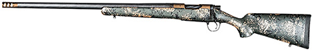 Christensen Arms 8010620800 Ridgeline FFT 6.5 PRC 3+1 20" Carbon Fiber/Threaded Barrel, Burnt Bronze Cerakote, Green with Black/Tan Accents Stock, Left Hand