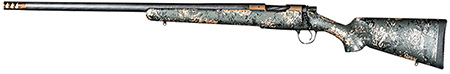 Christensen Arms 8010621000 Ridgeline FFT 7mm Rem Mag 3+1 22" Carbon Fiber/Threaded Barrel, Burnt Bronze Cerakote, Green with Black/Tan Accents Stock, Left Hand