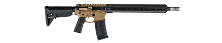 Christensen Arms CA10290113522 CA-15 G2  223 Wylde 30+1 16" Carbon Fiber Barrel, Burnt Bronze Cerakote Metal Finish, Black Adjustable BCM Gunfighter Stock, Black Polymer Grip
