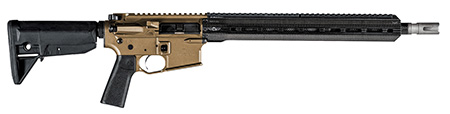 Christensen Arms 8010901703 CA-15 G2 *CA Compliant 223 Wylde 10+1 16" Barrel, Burnt Bronze Cerakote Metal Finish, Black Adjustable BCM Gunfighter Stock, Black Polymer Grip