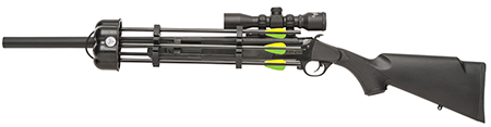 Traditions CRX6220060 Crackshot XBR Package 22 Cal 1rd 16.50" 20" Blued Steel Barrel  &  Receiver, Black Synthetic Stock, 4x32 Scope, Three Firebolt Arrows
