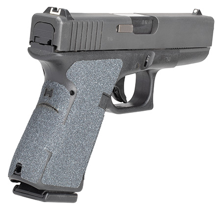 Hogue 17179 Wrapter Adhesive Grip made of Heavy Grit with Black Finish for Glock 17, 17 MOS, 19x, 34 MOS, 45  &  45 MOS Gen 5 (No Backstrap)