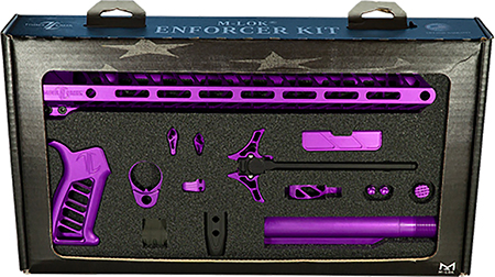 Timber Creek Outdoors TCOEKPPA Enforcer Complete Build Kit Purple Anodized for AR-15