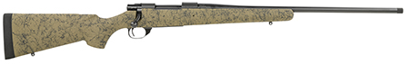 Howa HHS43163 M1500 HS Precision 308 Win 5+1 22" Threaded Barrel, Black Metal Finish, Green with Black Webbing Fixed HS Precision Stock