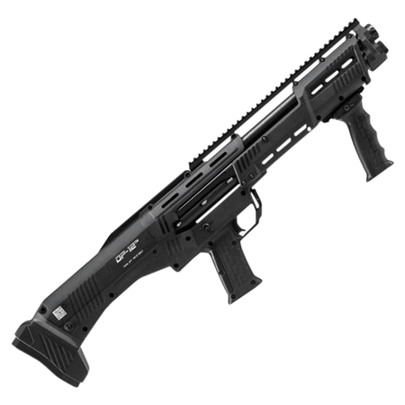 Standard Mfg DP12 DP-12  12 Gauge Pump 3" 14+2 18.88" Black Double Barrel, Black Picatinny Rail Aluminum Receiver, Picatinny Handguard, Black Synthetic Stock