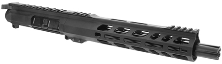 TacFire BU-9MM-10 Pistol Upper Assembly  9mm Luger Caliber with 10" Black Nitride Barrel, Black Anodized 7075-T6 Aluminum Receiver  &  M-LOK Handguard for AR-Platform Includes Bolt Carrier Group