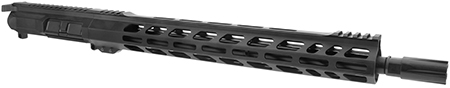 TacFire BU-9MM-16 Rifle Upper Assembly  9mm Luger Caliber with 16" Black Nitride Barrel, Black Anodized 7075-T6 Aluminum Receiver  &  M-LOK Handguard for AR-Platform Includes Bolt Carrier Group