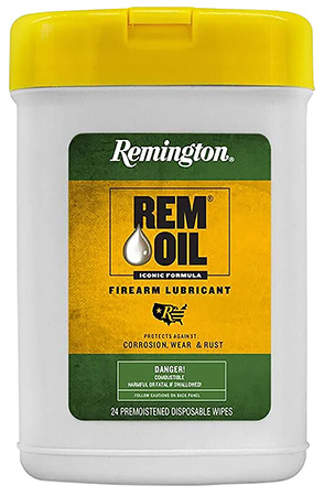 Remington Accessories 16325 Rem Oil  Cleans/Lubricates/Protects Wipes 24 Count