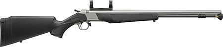 CVA PR2117SM Wolf V2 50 Cal 209 Primer 24" Matte Stainless Steel Barrel, DuraSight Rail Receiver, Black Fixed Synthetic Stock