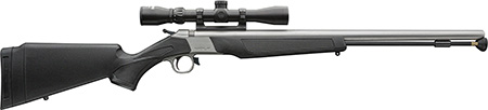 CVA PR2117SSC Wolf V2 50 Cal 209 Primer 24" Matte Stainless Barrel/Rec Black Synthetic Stock Includes 3-9x32mm Scope