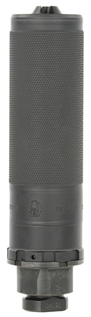 Dead Air SIERR5XM Sierra-5  5.56mm 1.50"D 1/2"-28 tpi Thread Pattern Made of Stellite Baffles  &  Stainless Steel Tube with Black Cerakote Finish Includes Xeno Flash Hider  &  Mount