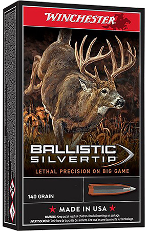 Winchester Ammo SBST65P Ballistic Silvertip  6.5PRC 140gr Bonded Rapid Expansion PHP 20 Per Box/10 Case