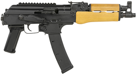 Century Arms HG6038N Draco 9S 9mm Luger 35+1 11.14" Barrel,  Black Metal Finish, Picatinny Optics Rail, Wood Handguard, Black Polymer Grip, Includes 1 Magazine