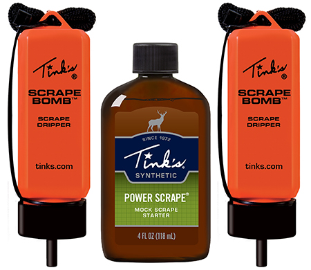 Tinks W5945 Power Scrape Value Pack Deer Attractant Mock Scrape Scent 4 oz Dripper 2 pk
