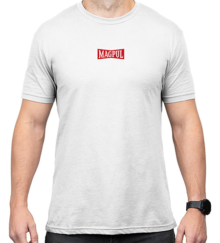 Magpul MAG1270100S Hot  &  Fresh  White Cotton Short Sleeve Small