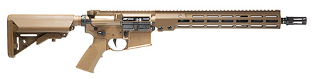 Geissele Automatics 08187S Super Duty  5.56x45mm NATO 14.50" No Mag, Desert Dirt, B5 Enhanced Sopmod Stock, OEM Grip, Sparkout Flash Hider