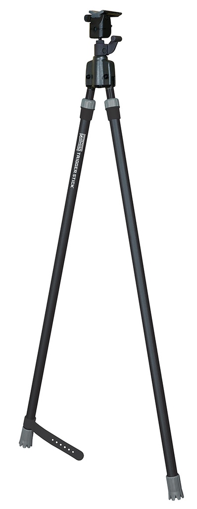 Primos 65827 Trigger Stick  Bipod made of Steel with Black  &  Gray Finish, QD Swivel Stud Attachment Type  &  Tall Height (Clam Package)