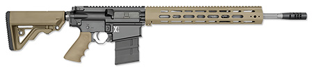 Rock River Arms X308A1751TV1 LAR-8 X-1 308 Win 18" Stainless 20+1, Black Rec, Tan RRA A2 Operator Stock  &  Hogue Grip, Carrying Case