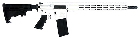 Great Lakes Firearms GL15223WHT AR-15  223 Wylde 16" 30+1, White Rec, Black Stock  &  Grip