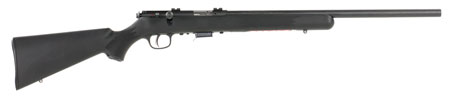 Savage Arms 93200 93 FV Full Size 22 WMR 5+1 21" Matte Black Heavy Barrel, Matte Black Drilled  &  Tapped Carbon Steel Receiver, Matte Black Fixed Synthetic Stock, Right Hand