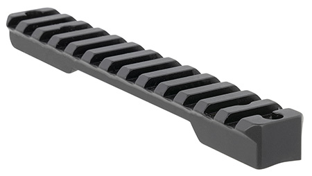 Talley PSM258779 Fierce Rivalry Picatinny Rail  Black Anodized Short Action 20 MOA