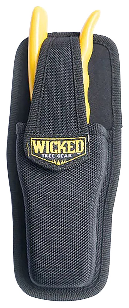 Wicked Tree Gear WTG017S Hand Pruner Sheath  Fits Wicked Tough Pruners Belt Loop Mount Black Canvas