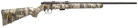 Savage Arms 96711 93R17 Camo Full Size 17 HMR 5+1 21" Matte Black Button Rifled Barrel, Matte Black Drilled  &  Tapped Carbon Steel Receiver, Next G-1 Fixed Synthetic Stock, Right Hand