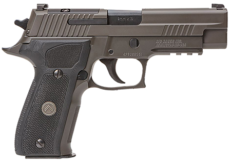 Sig Sauer E26R9LEGIONR2 P226 Full Size Legion 9mm Luger 15+1 4.40", Legion Gray Elite Cerakote, Picatinny Rail Frame, Romeo 1 Slide, Black G10 Grip, Flat Trigger, X-Ray Sights