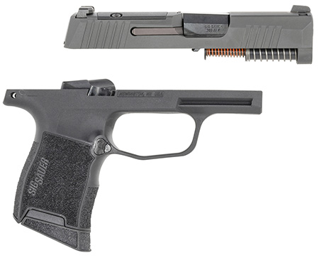 Sig Sauer 8900719 P365 Caliber Exchange Kit 380 ACP 3.10" 10+1 Black Nitride Slide Black Polymer Frame SigLite Night Sights for All Sig P365 Models
