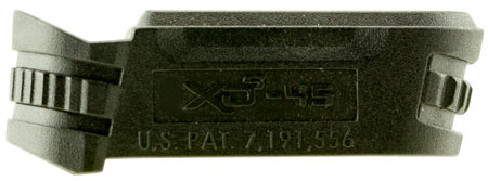 Springfield Armory XDS5002M Backstrap Sleeve  made of Polymer with Black Finish  &  1 Piece Design for 45 ACP Springfield XD-S with #2 Backstrap  &  3.30"-4" Barrel