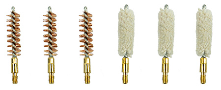 KleenBore 9-SET Handgun Brush  &  Mop Set .38/ .357/ 9mm #8-32 Thread