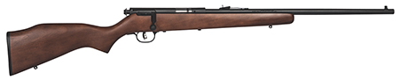 Savage Arms 17000 Mark I G Full Size 22 Long/22 Short/22 LR 1rd 21" Matte Black Carbon Steel Barrel, Matte Black Drilled  &  Tapped Carbon Steel Receiver, Satin Hardwood Fixed Stock, Right Hand