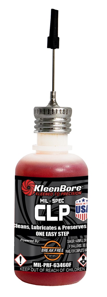 KleenBore KBMSCLP1 Mil-Spec CLP  1 oz. Needle Oiler