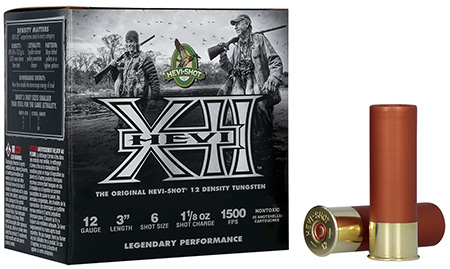 HEVI-Shot HS51206 HEVI-XII  12Gauge 3" 1 3/8oz 6Shot 25 Per Box/10 Case