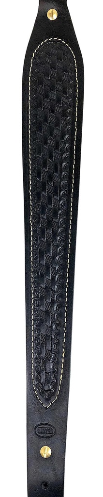 Hunter Company 027-138-01 Cobra  Black Leather/Suede w/ Basket Weave Design