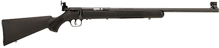 Savage Arms 28900 Mark I FVT 22 Short, 22 Long or 22 LR Caliber with 1rd Capacity, 21" Barrel, Satin Blued Metal Finish, Black Synthetic Stock  &  AccuTrigger Right Hand (Full Size)