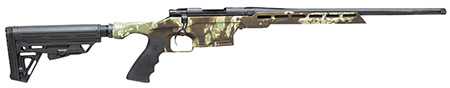 Howa HMXL350KAC M1500 Mini Excel Lite 350 Legend 3+1 16.25" Blued Heavy Threaded Barrel, Blued Drilled  &  Tapped M-LOK Handguard, Kratos Camo Synthetic Adj Luth-AR Stock, Black Polymer Grip, Right Hand