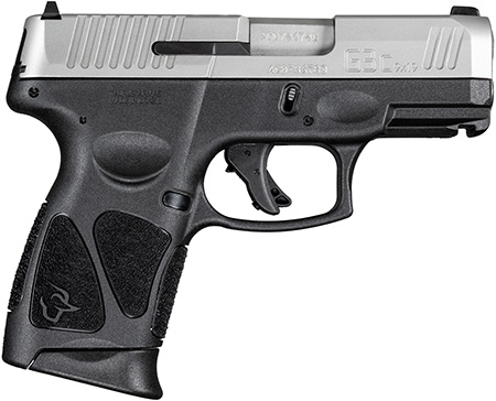 Taurus 1G3C9392X10 G3C  Compact Frame 9mm Luger 10+1 3.26" Matte Stainless Steel Barrel, Matte Serrated Stainless Steel Slide, Black Polymer Frame w/Picatinny Rail, Black Polymer Grip, Right Hand
