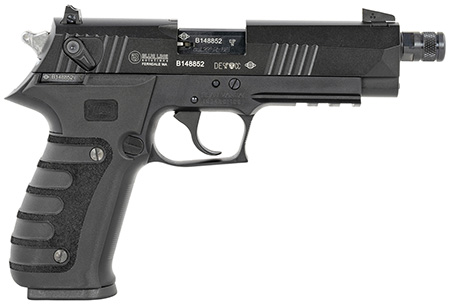 Mauser Rimfire 4010102 M20  22 LR 10+1 4.75" Black Steel Threaded Barrel, Black Serrated Slide, Black Aluminum Frame w/Picatinny Rail, Ambidextrous