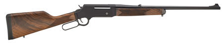 Henry H014S243 Long Ranger  Full Size 243 Win 4+1 20" Blued Steel Barrel, Black Hard Coat Anodized Steel Receiver, American Walnut Stock Right Hand