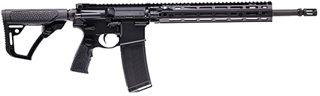 Daniel Defense 0219110750047 DD4 RIII 5.56x45mm NATO 16" 30+1, Black, OEM Stock  &  Grip, 12.50" M-Lok Handgaurd, Ambi Controls