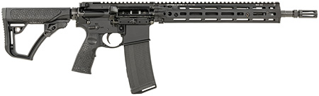 Daniel Defense 0219110613047 M4A1 RIII 5.56x45mm NATO 14.50" 30+1, Black, OEM Stock  &  Grip, 12.50" M-Lok Handgaurd, Ambi Controls, Pinned  &  Welded Flash Hider