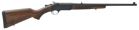 Henry H015243 Single Shot  243 Win Caliber with 1rd Capacity, 22" Barrel, Overall Blued Metal Finish  &  American Walnut Stock, Right Hand (Full Size)
