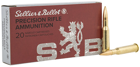 Sellier  &  Bellot SB76254RD Rifle  7.62x54mmR 174gr Hollow Point Boat Tail 20 Per Box/20 Case