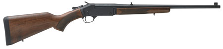 Henry H01544 Single Shot  44 Rem Mag Caliber with 1rd Capacity, 22" Barrel, Overall Blued Metal Finish  &  American Walnut Stock, Right Hand (Full Size)